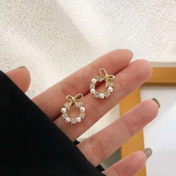 Delicate loop Earrings - Image 6