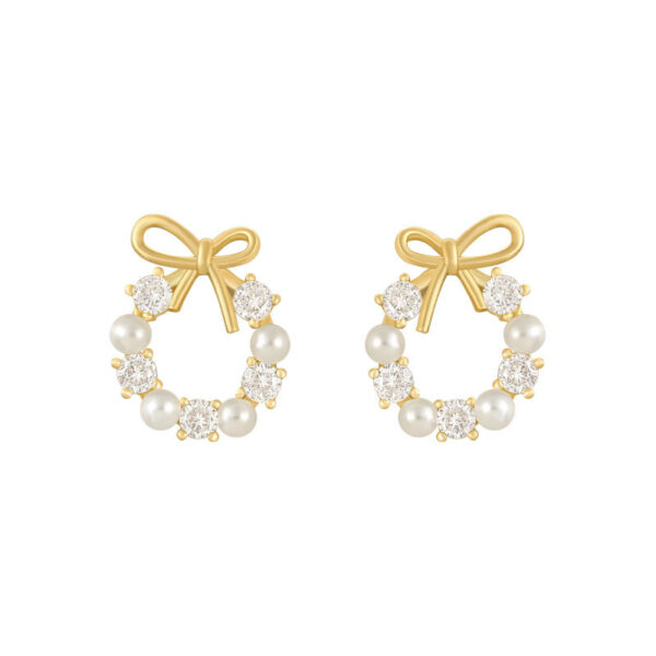 Delicate loop Earrings - Image 5