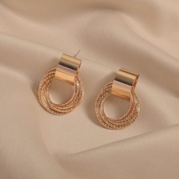 Rose Gold Party Hoops