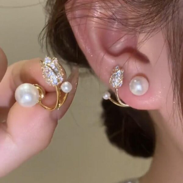 Winter Rose Earrings
