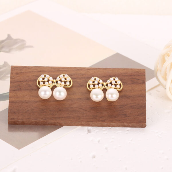 Twinkle Bow Treasure Earrings - Image 5