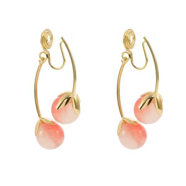 Juicy Cherry Earrings(Pink) - Image 3