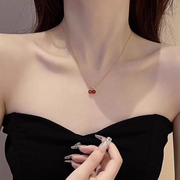 Winter Berry Love Necklace - Image 4