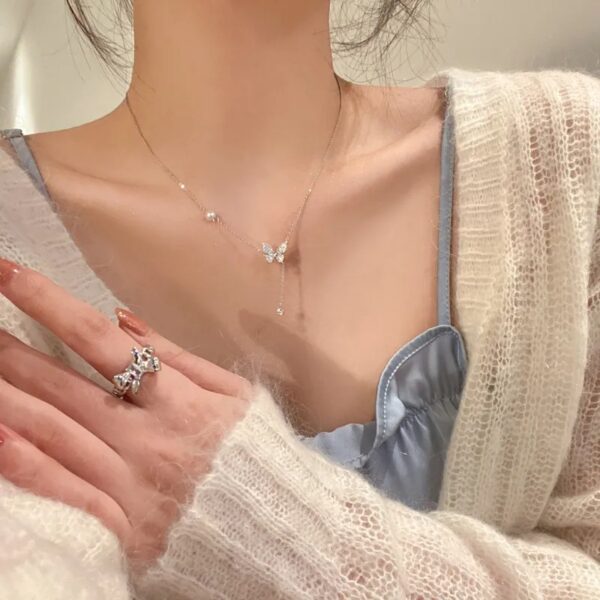Elegant Butterfly Necklace - Image 5