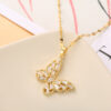 Beaded Flutter Anti Tarnish Necklace