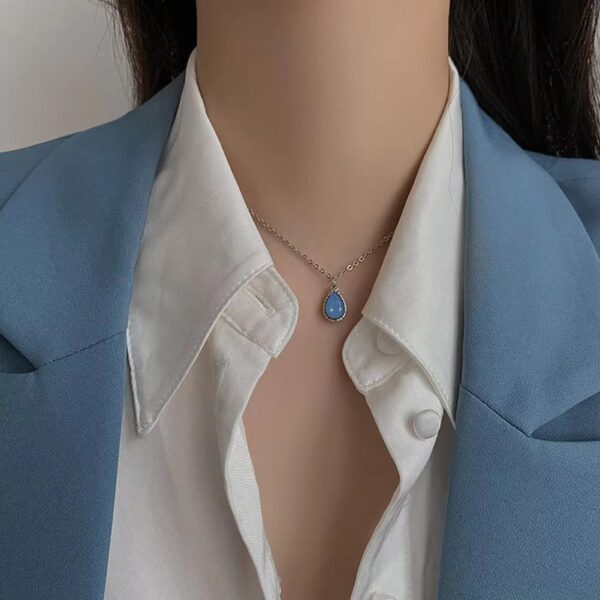 Ocean Gem Double layered Necklace - Image 6