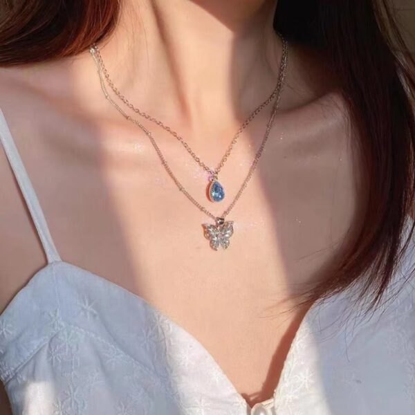 Ocean Gem Double layered Necklace