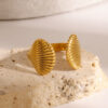 Seashell Embrace Anti Tarnish Ring