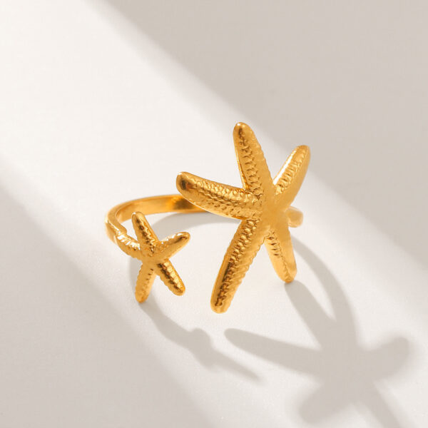 Sea Star Anti Tarnish Ring - Image 3