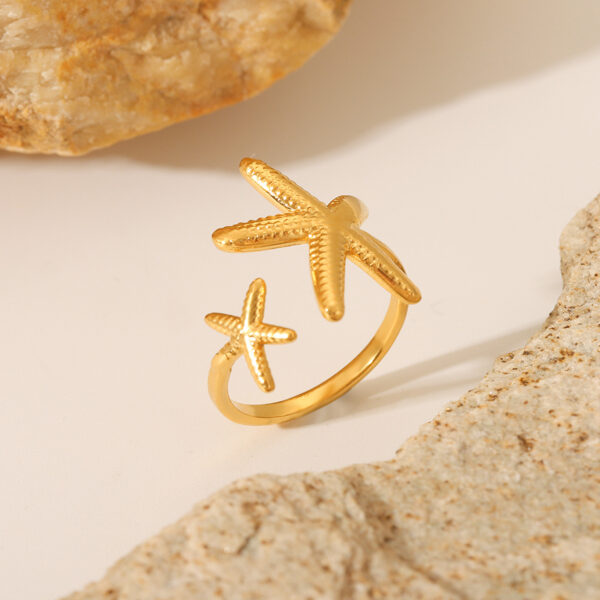 Sea Star Anti Tarnish Ring - Image 4