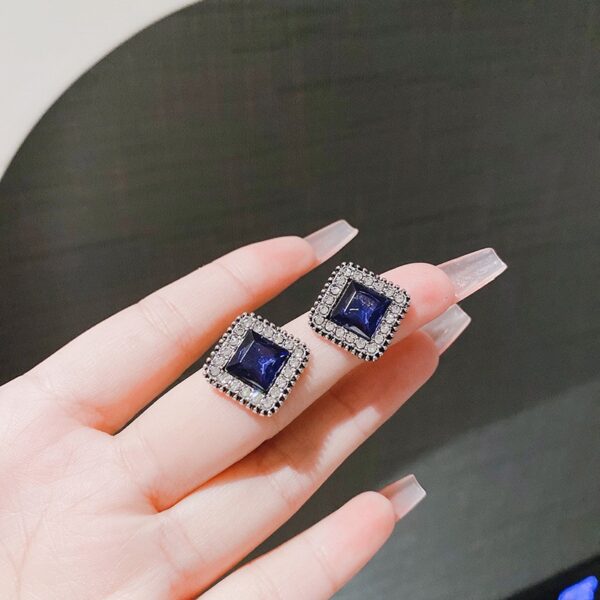 Celestial Blue Ear studs - Image 4