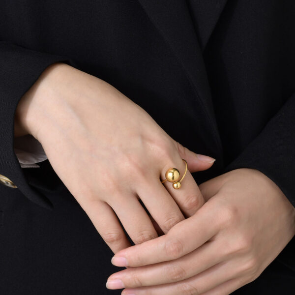 Orbit Duo Ring Anti Tarnish Ring - Image 2