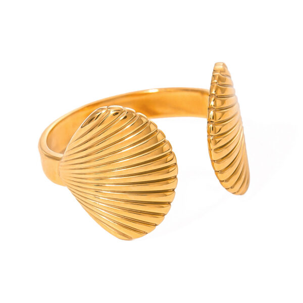 Seashell Embrace Anti Tarnish Ring - Image 5