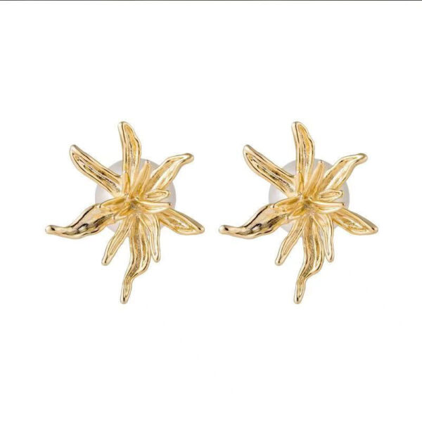 Golden Flare Earrings - Image 7