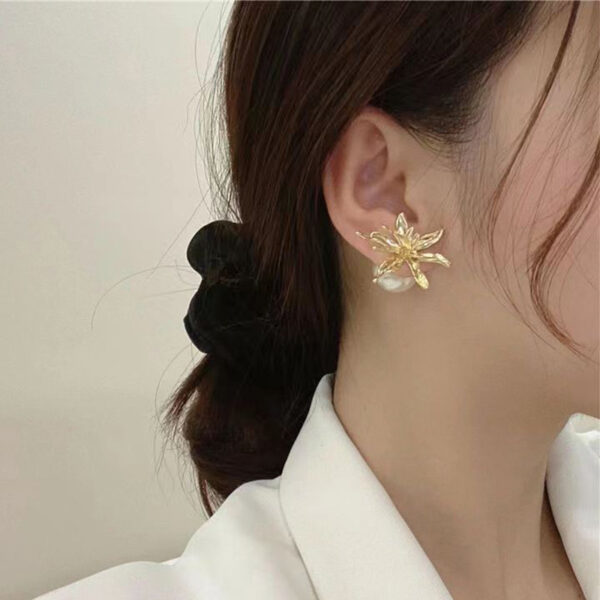 Golden Flare Earrings - Image 6