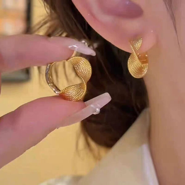 Twisted Waves Earrings - Image 2