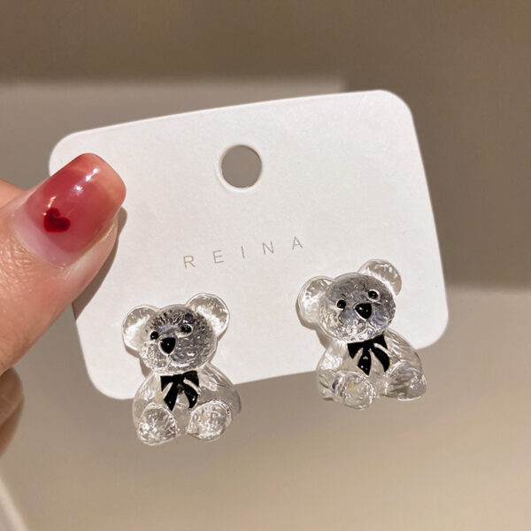 Transparent Teddy Earrings - Image 4
