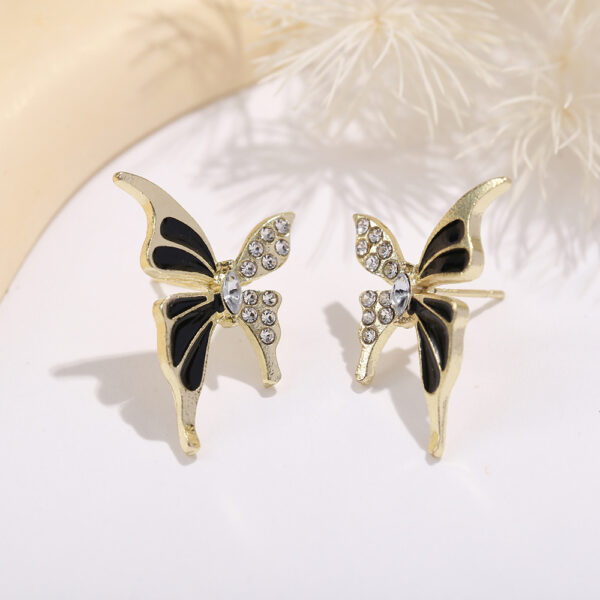 Noir Papillon Earrings