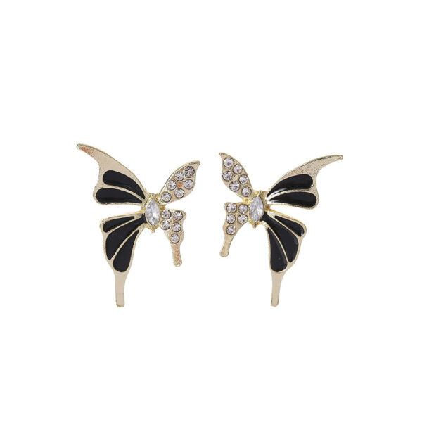 Noir Papillon Earrings - Image 4