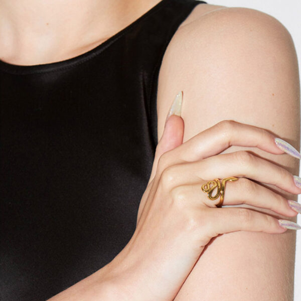 Nagini Anti Tarnish Ring - Image 2