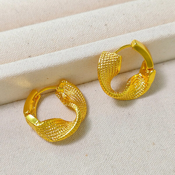 Twisted Waves Earrings - Image 3
