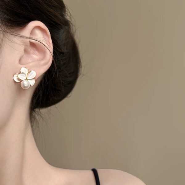 Silk Blossom Earrings - Image 4