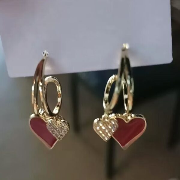Queen Of Hearts Earrings - Image 2