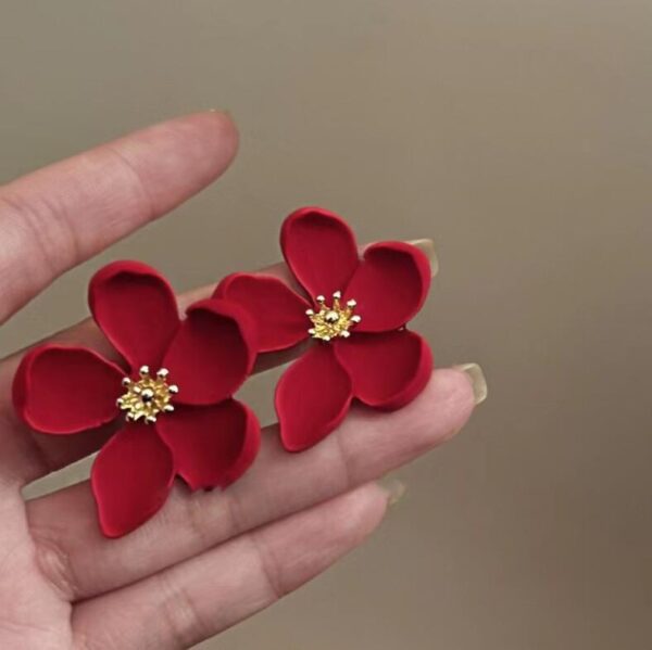 Red Reverie Earrings