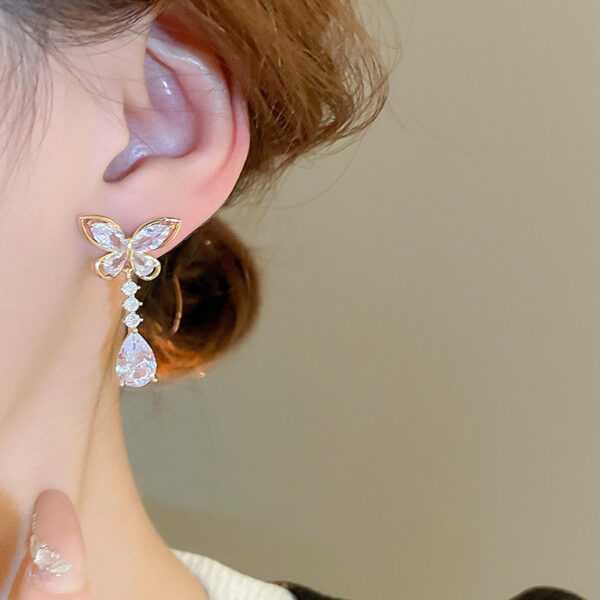 Zehna Crystal Earrings - Image 3