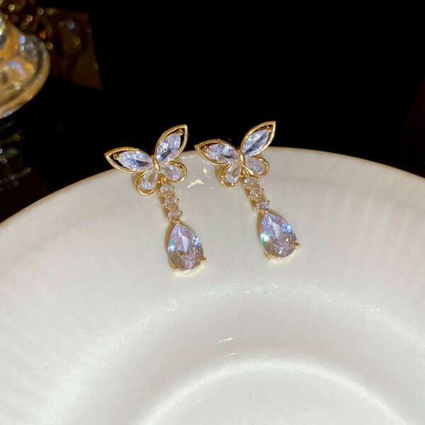 Zehna Crystal Earrings - Image 4