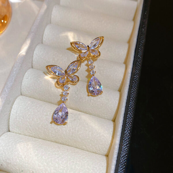 Zehna Crystal Earrings - Image 5