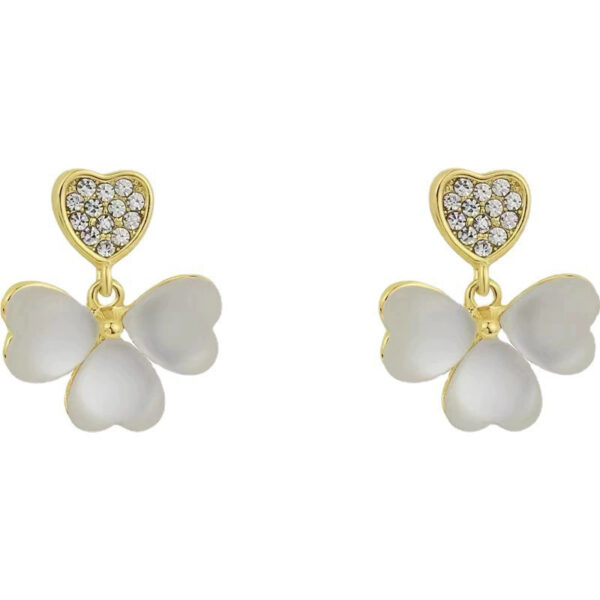Delicate Leaf Earrings - Image 6
