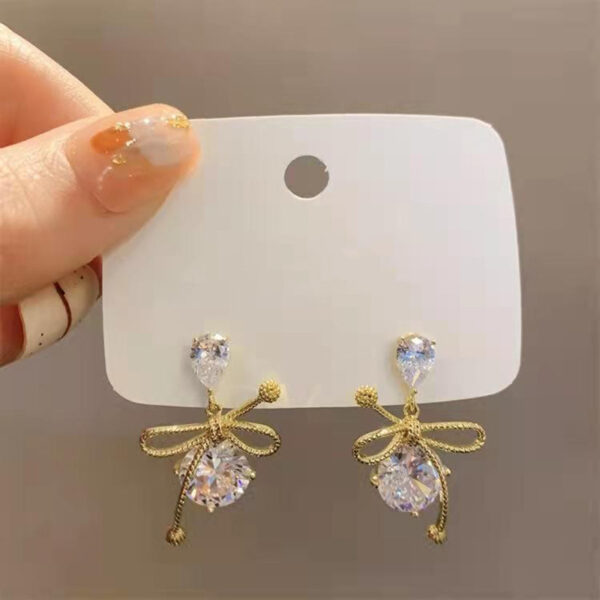Gem Knot Drop Earrings
