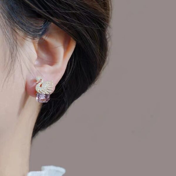 Swan Treasure Earrings - Image 2