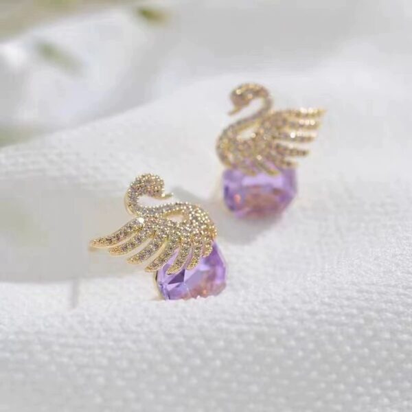 Swan Treasure Earrings - Image 4
