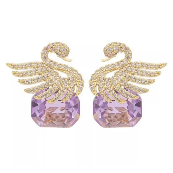 Swan Treasure Earrings - Image 5