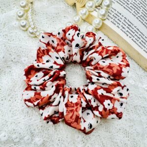 Floral Bloom Scrunchie