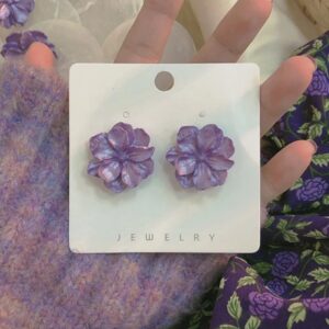Lavender Princess Earrings