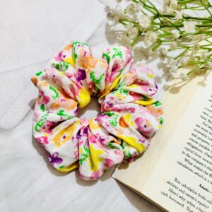 Flower Field Scrunchie